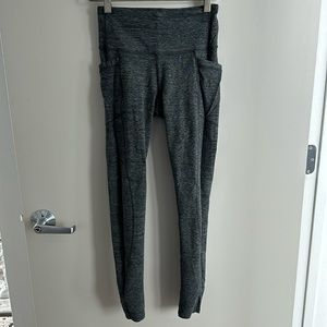 Athleta heathered grey leggings